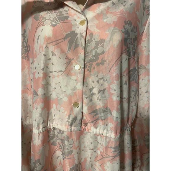 Vintage Women’s Ashboro Originals Pink Floral Easter Dress - Picture 3 of 8